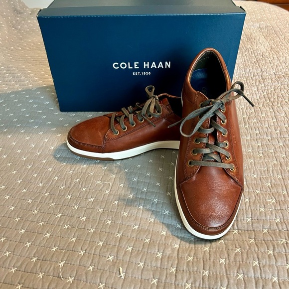 Cole Haan Other - Cole Haan Leather Sneakers 7 Brown NWT